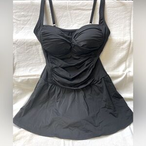 Liz Claiborne Black One Piece Swimsuit